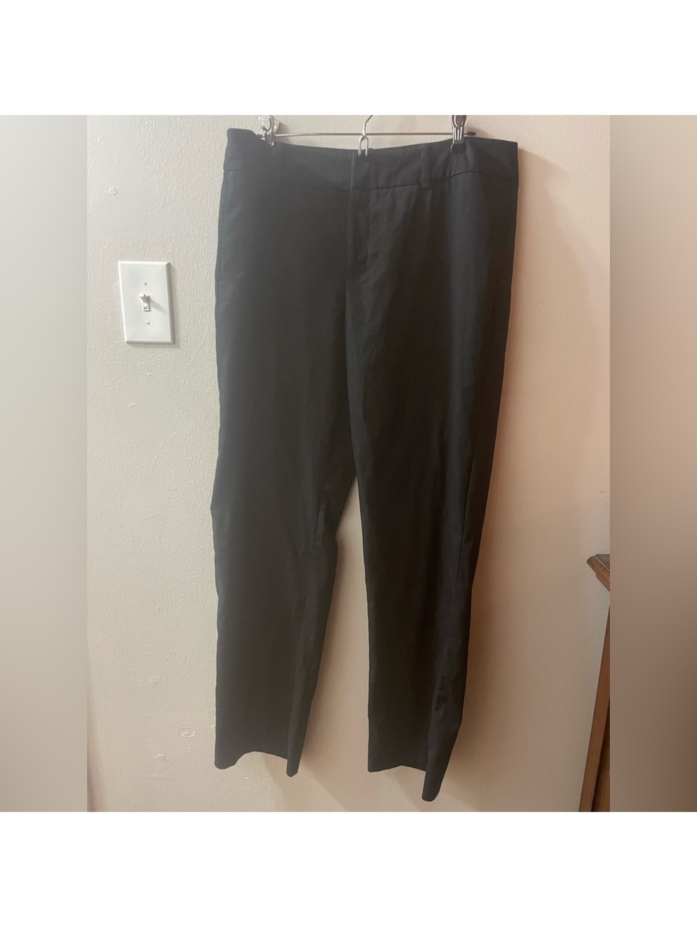 Women’s Merona size 14 Black Dresss Slacks Pants Tote3
